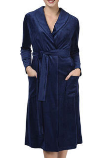 Халат женский Nic Club PETRA 1801 синий S