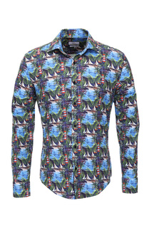 Рубашка мужская BAWER RZ1412065-01 синяя L