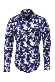 Рубашка мужская BAWER RZ1412065-05 синяя 2XL
