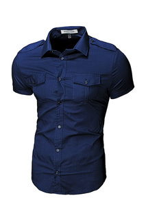 Рубашка мужская Envy Lab R018 синяя XL