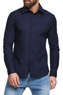 Рубашка мужская Envy Lab R005 синяя XL