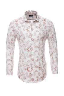 Рубашка мужская BAWER RZ2112078-08 коричневая XS