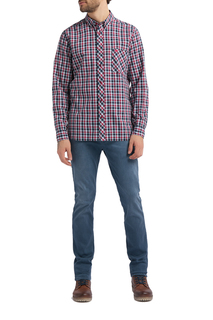 Рубашка длинная рукав мужская Mustang 1008692-11475 белая XL