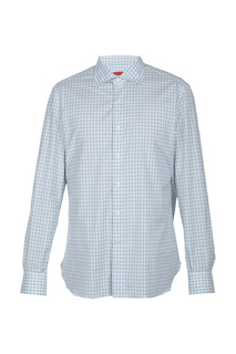 Рубашка мужская ISAIA 92467 голубая 42 IT