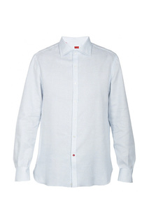 Рубашка мужская ISAIA 96439 голубая 41 IT