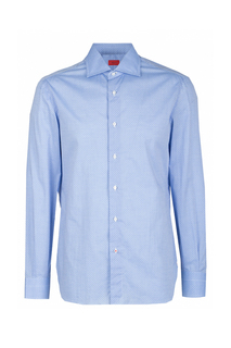 Рубашка мужская ISAIA 91360 голубая 43 IT
