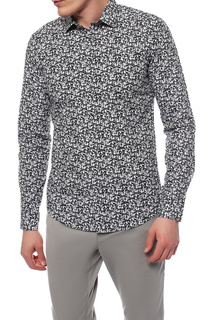 Рубашка мужская Sand SS16 8191 - IVER черная 43 EU