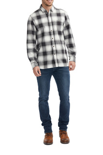 Рубашка мужская Mustang 1006432-11110 серая 2XL