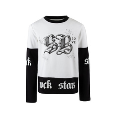 Лонгслив детский STEFANIA, цв. белый, р-р 140