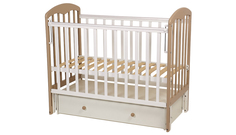 Кроватка детская Polini kids Simple 328 белый/макиато