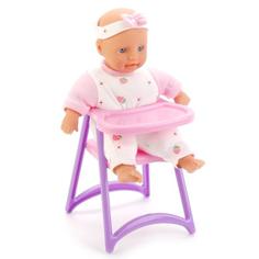 Кукла baby со столиком для кормления Defa Lucy 5089