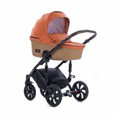 Коляска Tutis Viva Life 2 в 1 073 коричневато-оранжевый, кожа темно-песочная