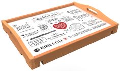 Поднос "Уют 3" 60х45 см натуральный, массив дерева Дубравия KD-034-161