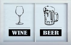 Копилка для пробок двойная Beer/Wine 22x26 см. Дубравия KD-024-154