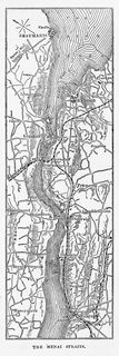 Картина на холсте 40x120 см "The Menai Strait" Ekoramka HE-102-114