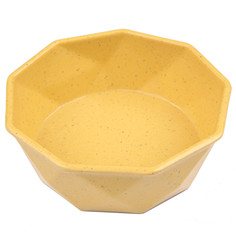Миска для домашних животных Bobo, 14.4x14.4x5.4см, 500 мл, желтый Bo&Bo