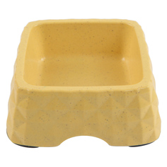 Миска для домашних животных Bobo, 15.1x14.8x5.5см, 430 мл, желтый Bo&Bo