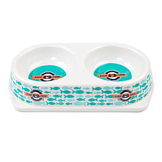 Миска для домашних животных Bobo, двойная, голубая, 180 мл Bo&Bo