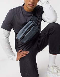 Синяя сумка-трансформер в стиле сбруи-бандажа на грудь ASOS DESIGN-Зеленый