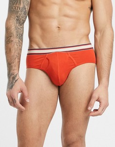 Оранжевые трусы-джоки из органического хлопка ASOS DESIGN-Красный