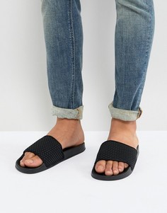 Черные шлепанцы 7x-Черный