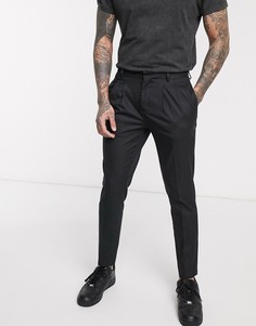 Черные суженные книзу брюки скинни River Island-Черный