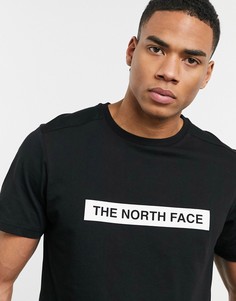 Черная футболка The North Face-Черный
