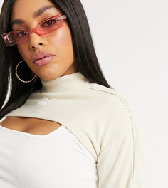 Кремовый кроп-топ Puma Plus эксклюзивно для ASOS