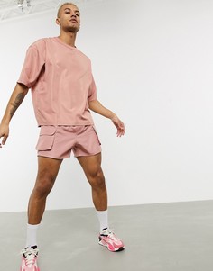 Розовая oversized-футболка от комплекта ASOS DESIGN-Розовый