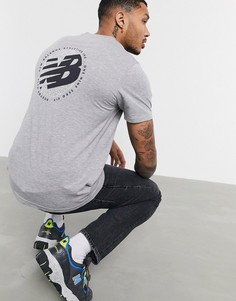 Серая футболка с принтом New Balance Wild Pack-Серый