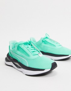 Зеленые кроссовки Puma LQD Cell-Зеленый