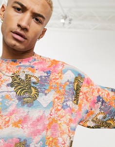 Oversized-футболка с принтом от комплекта ASOS DESIGN-Мульти