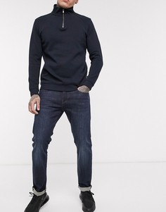 Темные узкие джинсы Armani Exchange-Синий
