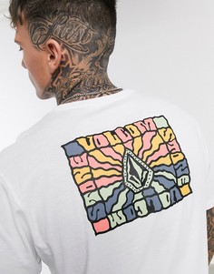 Белая футболка Volco-Белый Volcom