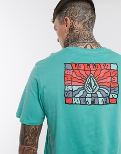 Зеленая футболка Volco-Зеленый Volcom