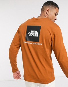 Коричневый лонгслив The North Face