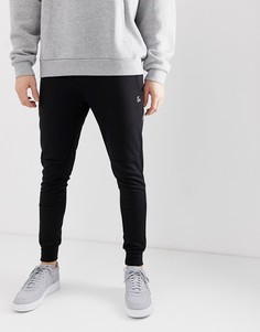 Черные джоггеры скинни с логотипом Jack & Jones Intelligence-Черный
