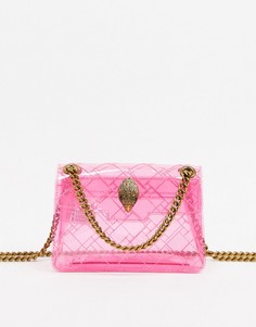 Розовая прозрачная маленькая сумка Kurt Geiger London Kensington-Розовый
