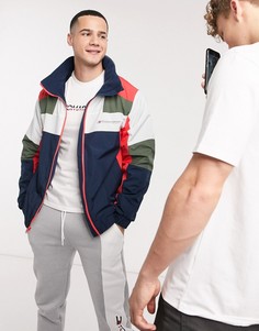 Куртка колор блок на молнии Tommy Sport-Темно-синий