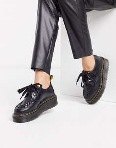 Черные криперы на массивной подошве Dr Martens-Черный