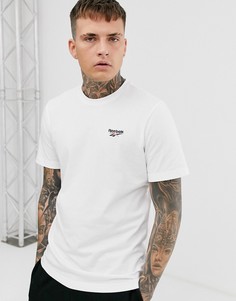 Белая футболка с логотипом Reebok-Белый