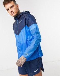 Синяя ветровка Nike Running-Синий