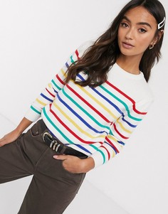 Джемпер в разноцветную полоску Brave Soul-Мульти