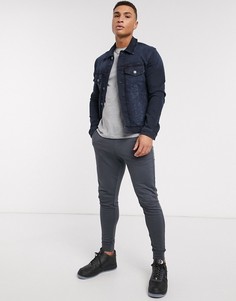Темная джинсовая куртка Jack & Jones Intelligence-Синий