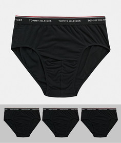 Набор из 3 черных трусов Tommy Hilfiger big & tall-Черный