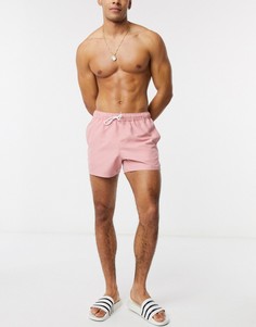Розовые шорты для плавания ASOS DESIGN-Розовый