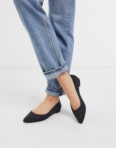 Туфли из гибкого пластика с острым носком London Rebel-Черный