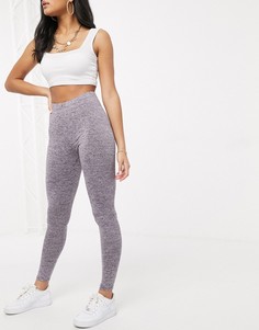 Меланжевые леггинсы ASOS DESIGN-Красный