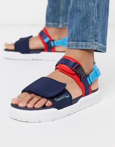 Разноцветные сандалии на массивной подошве Original Penguin-Мульти