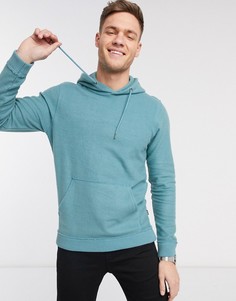 Худи из флиса синего цвета Jack & Jones Premium-Синий